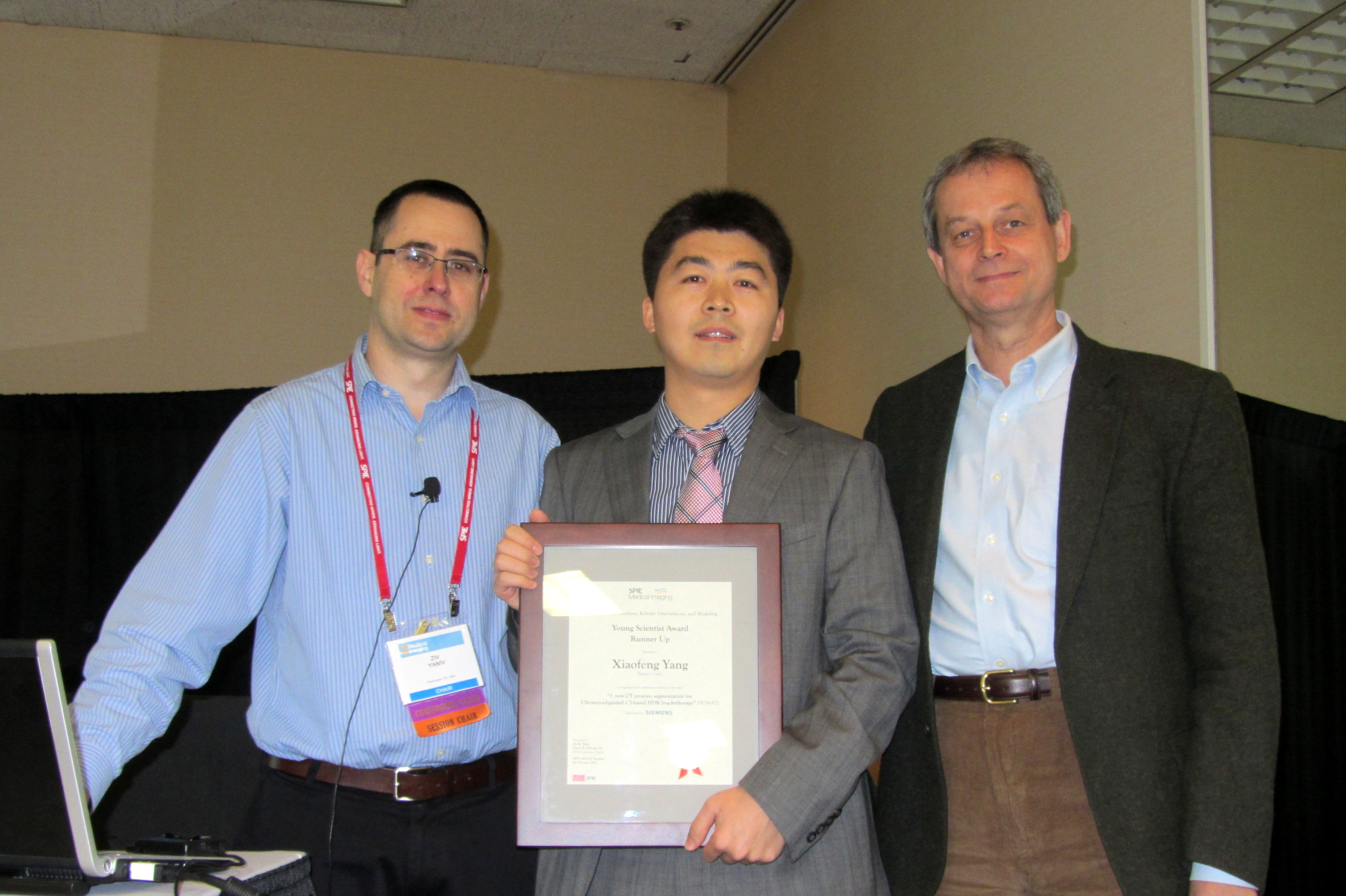 SPIE 2014: Image-Guided Procedures Young Scientist Runner Up